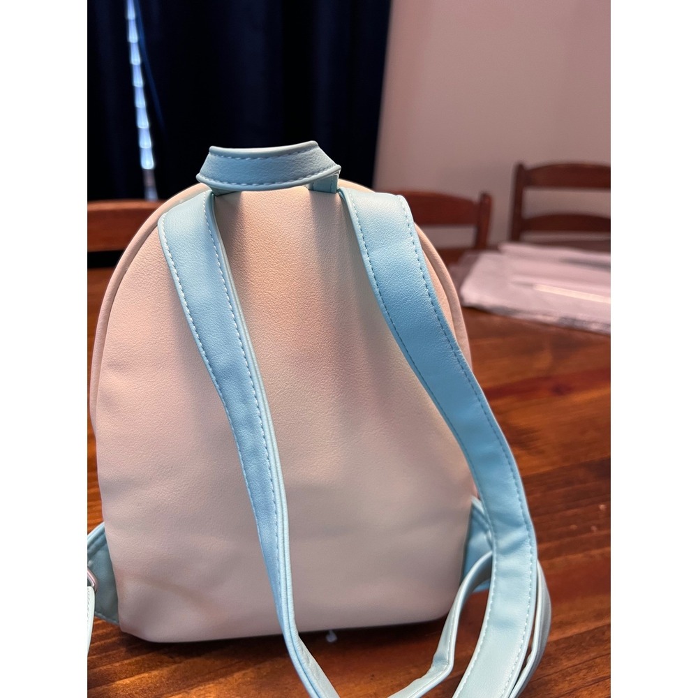 Loungefly Winnie the Pooh Mini Backpack Cream Blue Bee Charm - Picture 2 of 8